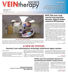 Vein Therapy News April/May 2019 cover